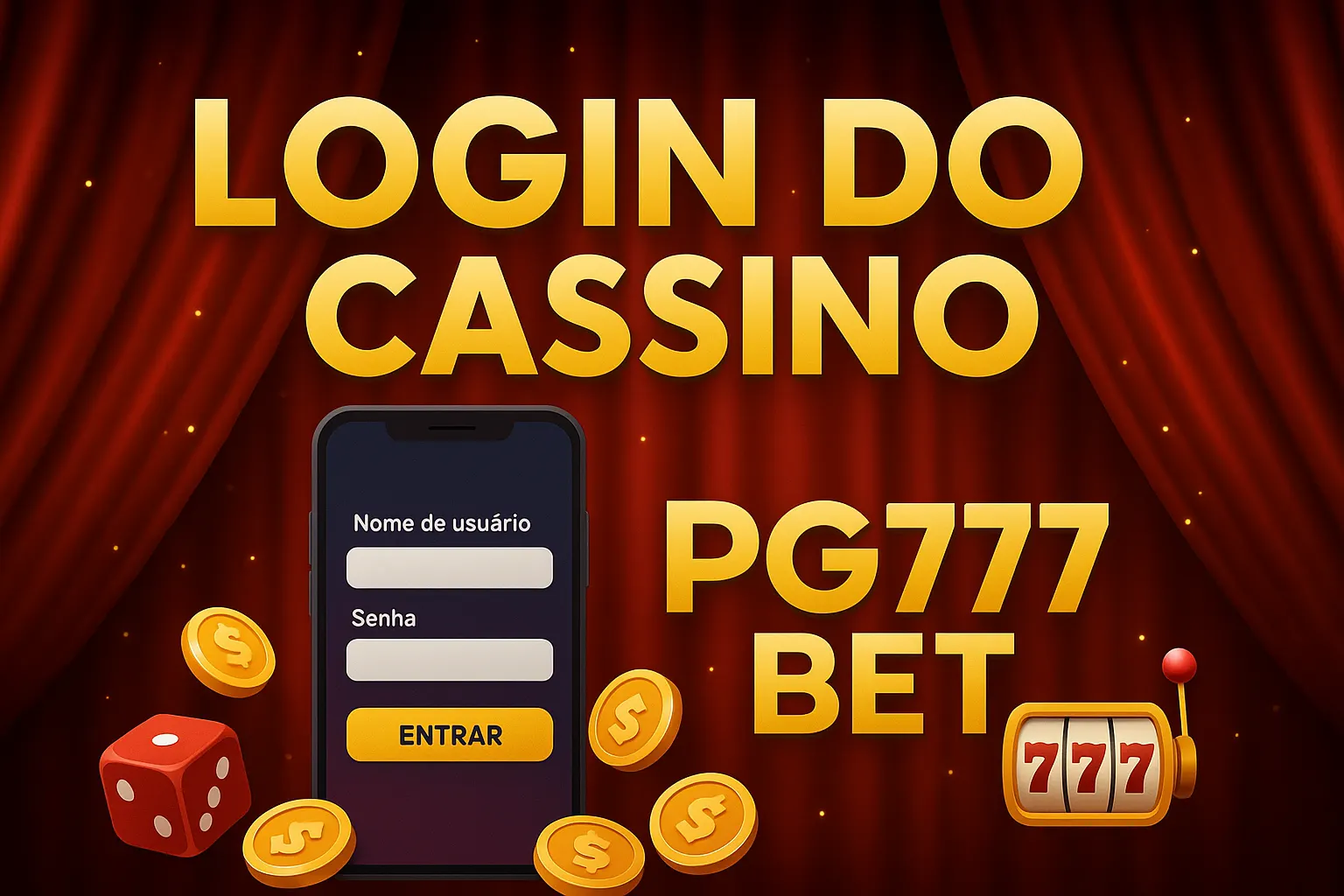 Criar uma nova Conta no plataforma PG777BET